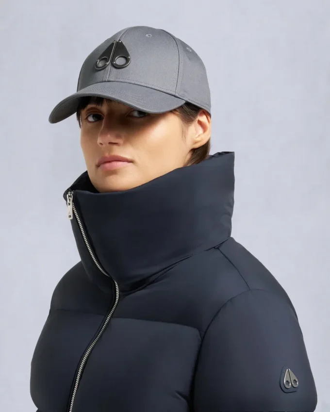 Belle Dune Short Shearling Trim Puffer