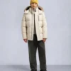 Cloud Shearling Trim 3Q Jacket