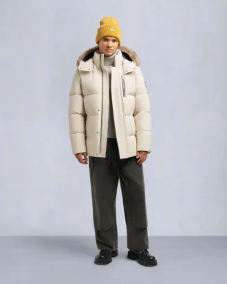 Cloud Shearling Trim 3Q Jacket