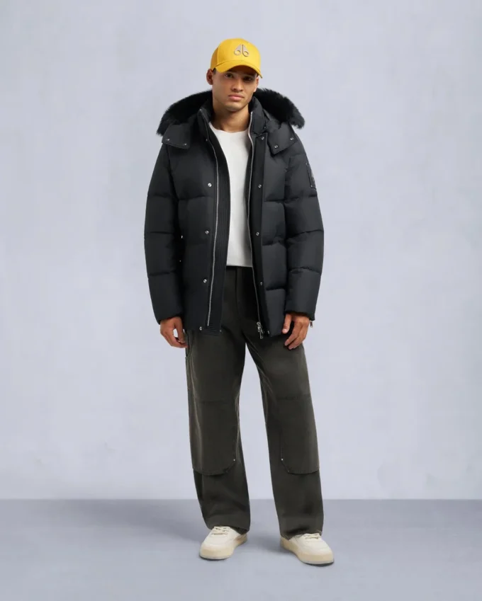 Cloud Shearling Trim 3Q Jacket
