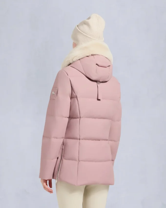 Cloud Shearling Trim 3Q Jacket