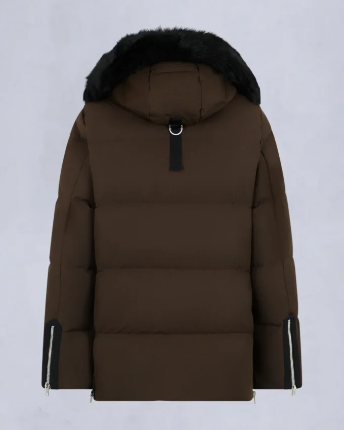Cloud Shearling Trim 3Q Jacket