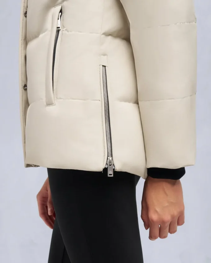 Cloud Shearling Trim 3Q Jacket