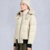 Cloud Shearling Trim Bomber Jacket