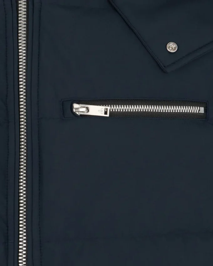 Cloud Shearling Trim Bomber Jacket