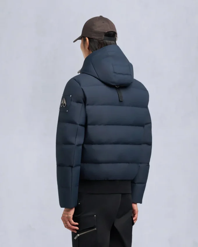 Cloud Shearling Trim Bomber Jacket