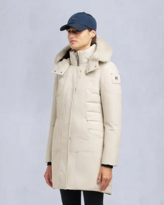 Cloud Shearling Trim Parka