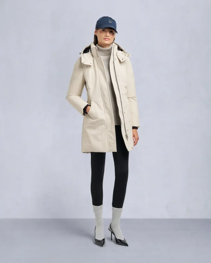 Cloud Shearling Trim Parka