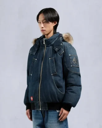 Evisu X Moose Denim Ballistic Bomber Jacket