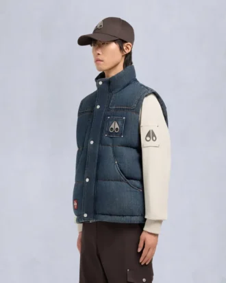 Evisu X Moose Denim Everest Puffer Vest