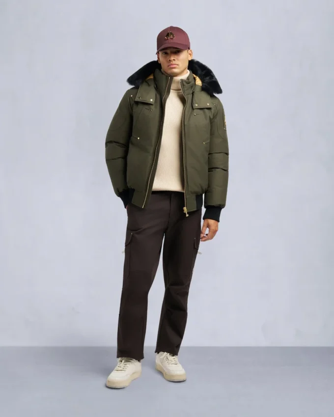 Gold Series Original Shearling Trim Ballistic Bomber Gold Series Original Shearling Trim Ballistic Bomber