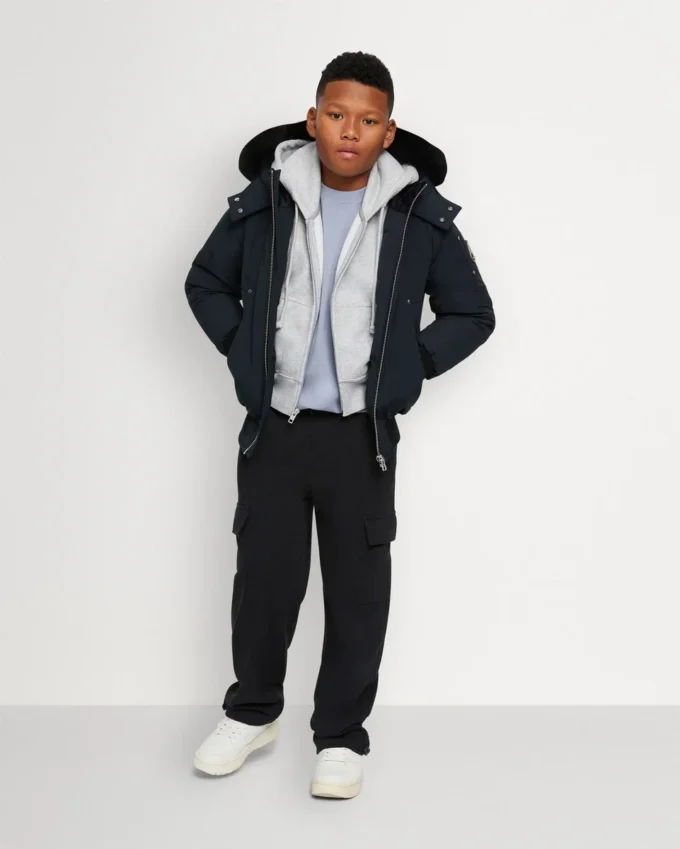 Kids Unisex Original Shearling Trim Bomber
