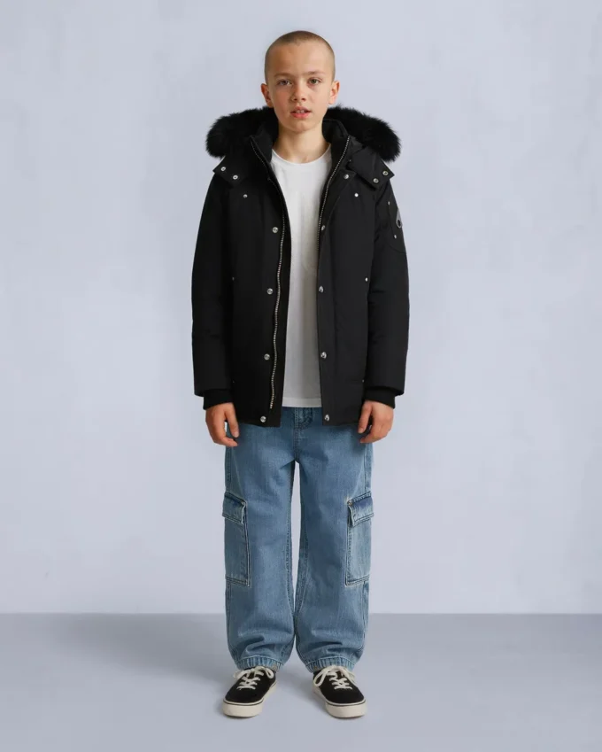 Kids Unisex Original Shearling Trim Parka