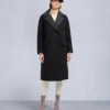 Lafleur Wool Long Wrap Coat