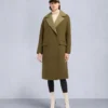 Lafleur Wool Long Wrap Coat