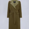 Lafleur Wool Long Wrap Coat