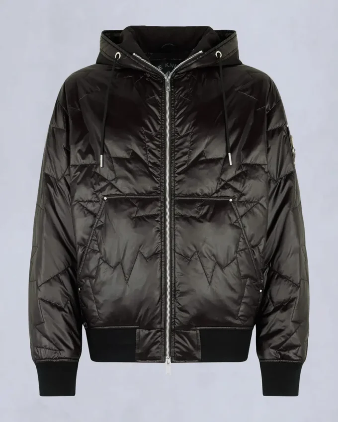 Leaf Quilt Bomber Jacket