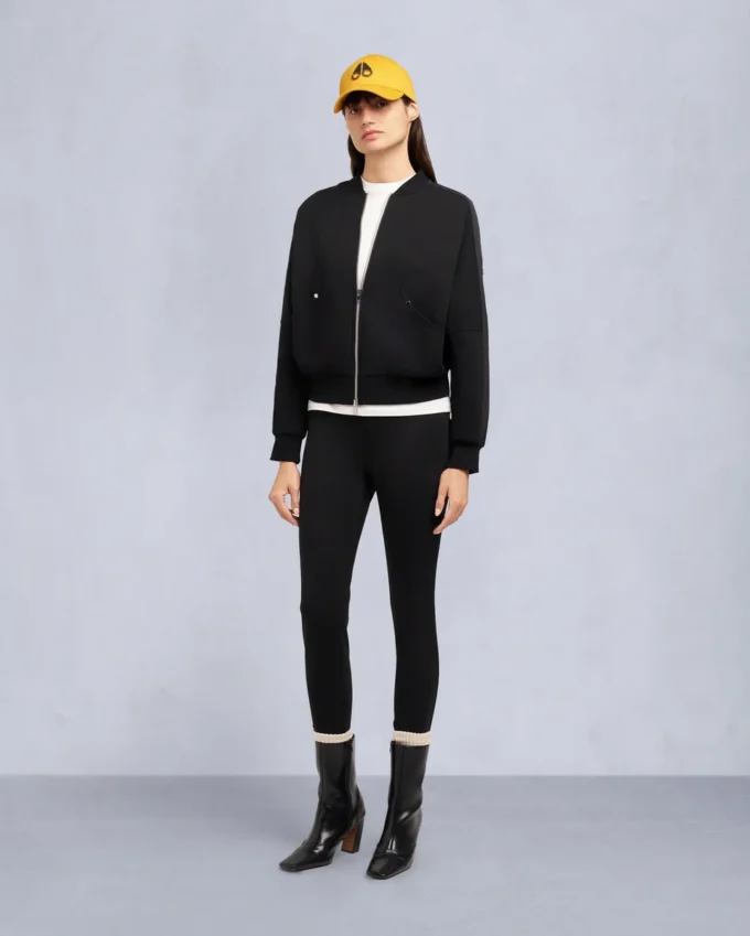 Mix Media Bomber Jacket