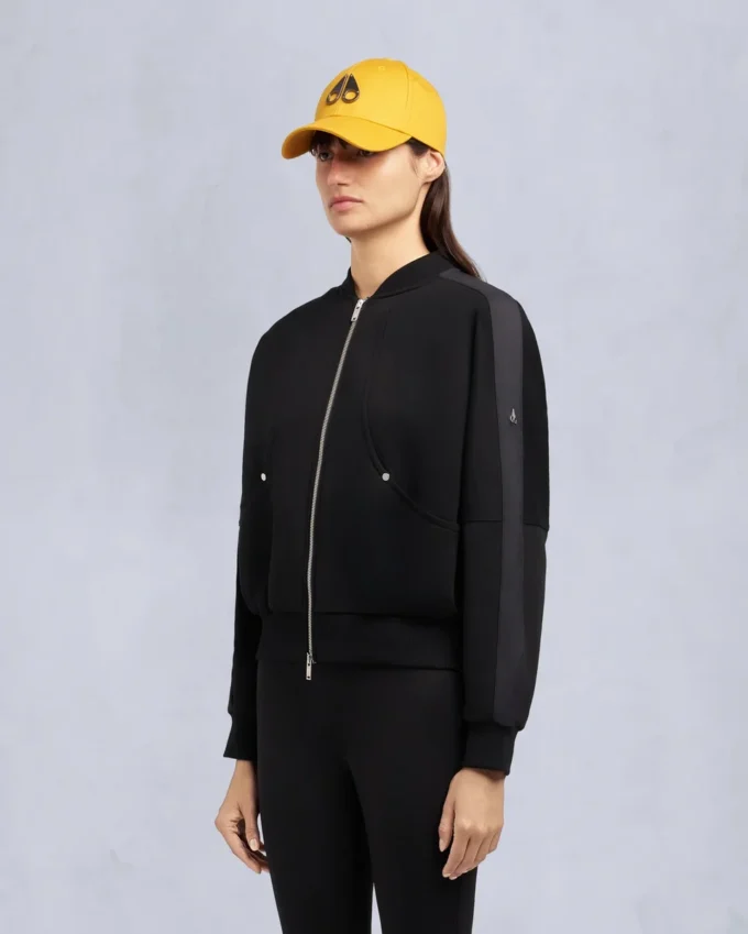 Mix Media Bomber Jacket