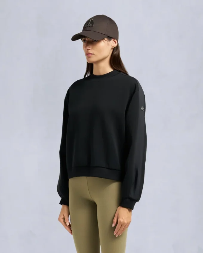 Mix Media Crewneck Sweatshirt