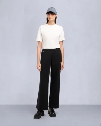 Mix Media Wide Leg Pant