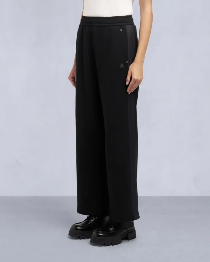 Mix Media Wide Leg Pant