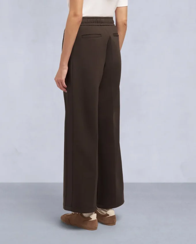 Mix Media Wide Leg Pant Mix Media Wide Leg Pant