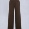 Mix Media Wide Leg Pant Mix Media Wide Leg Pant