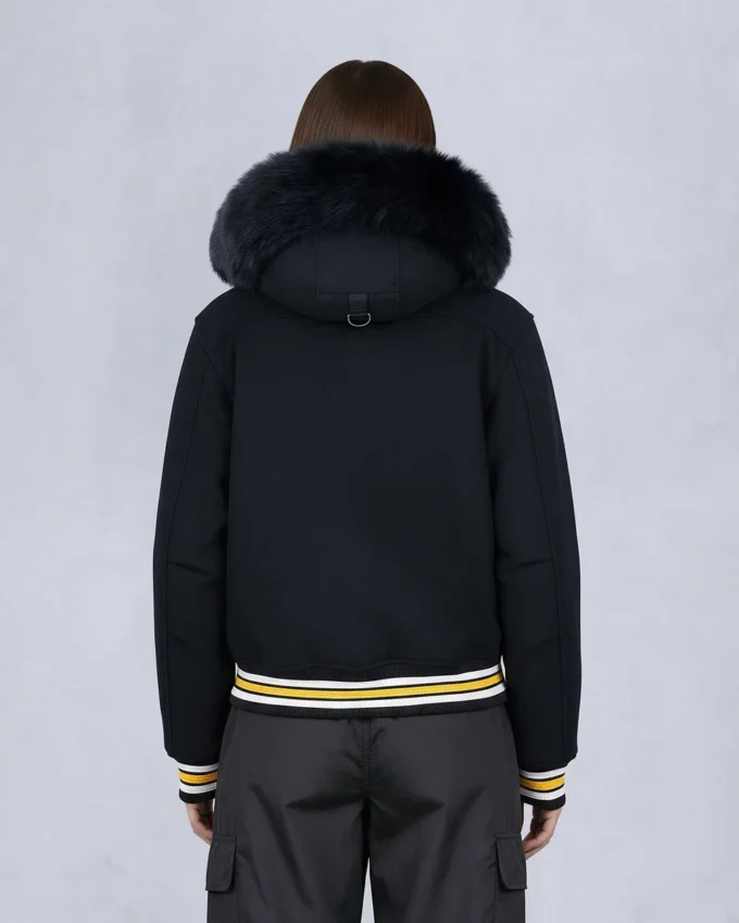 Nhl X Moose Knuckles Bruins Bomber Jacket