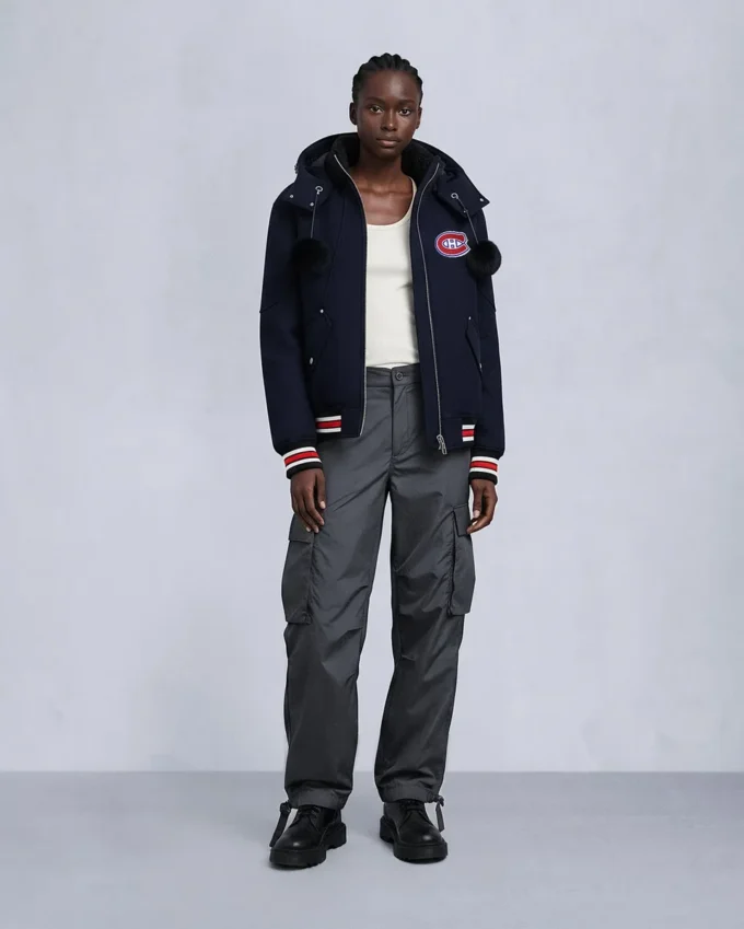 Nhl X Moose Knuckles Canadiens Bomber Jacket