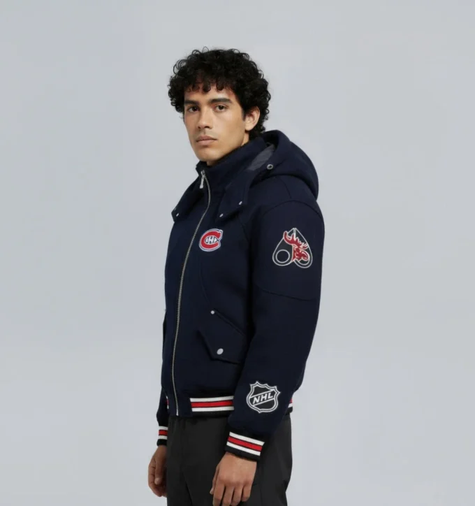Nhl X Moose Knuckles Canadiens Bomber Jacket
