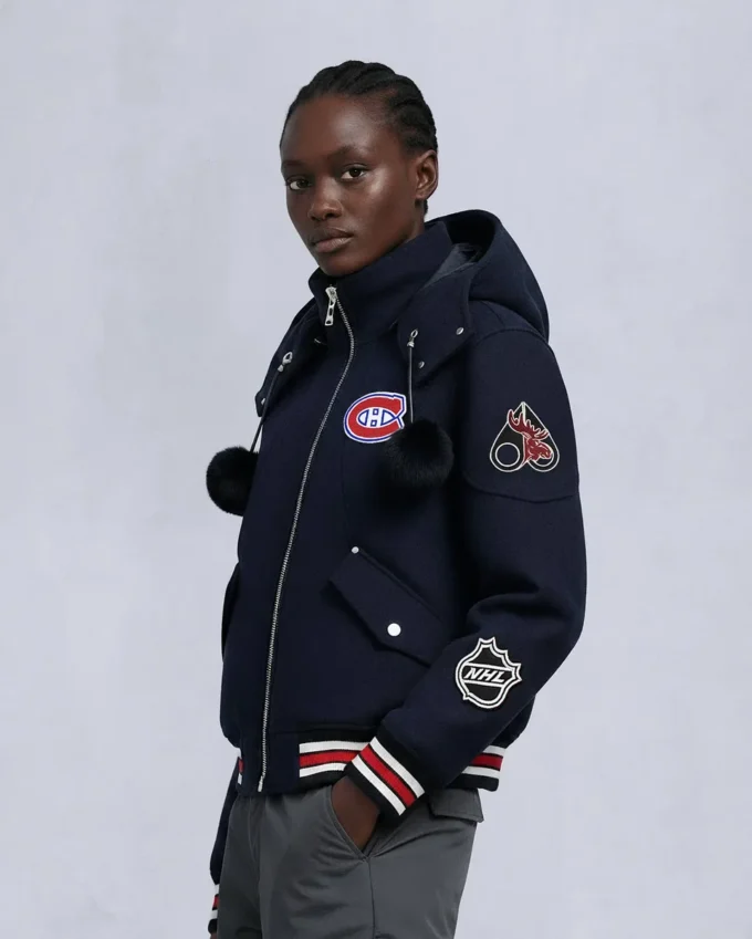 Nhl X Moose Knuckles Canadiens Bomber Jacket