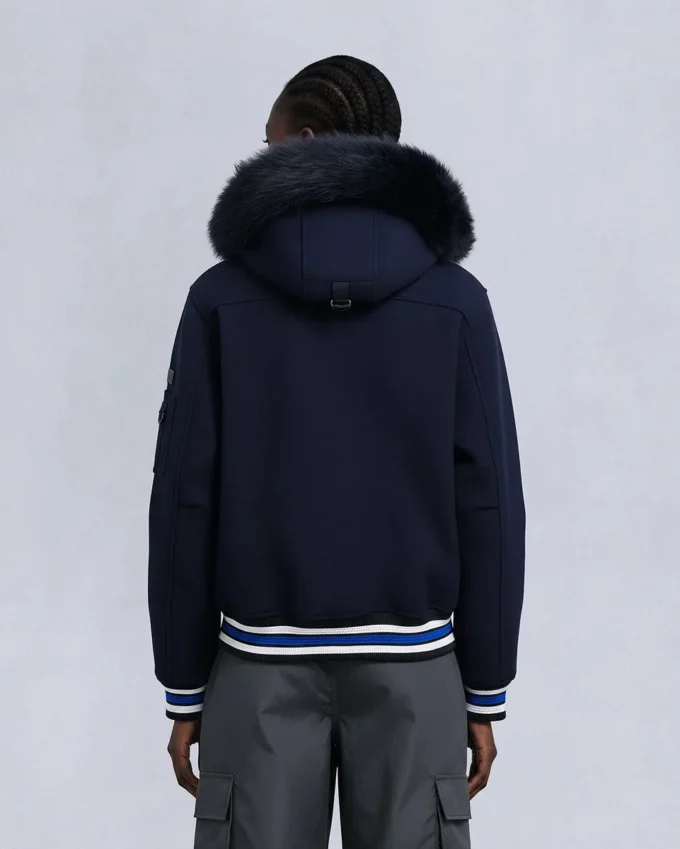 Nhl X Moose Knuckles Maple Leafs Bomber Jacket