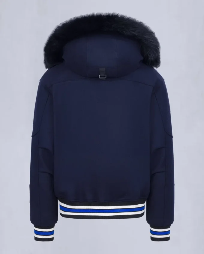 Nhl X Moose Knuckles Maple Leafs Bomber Jacket