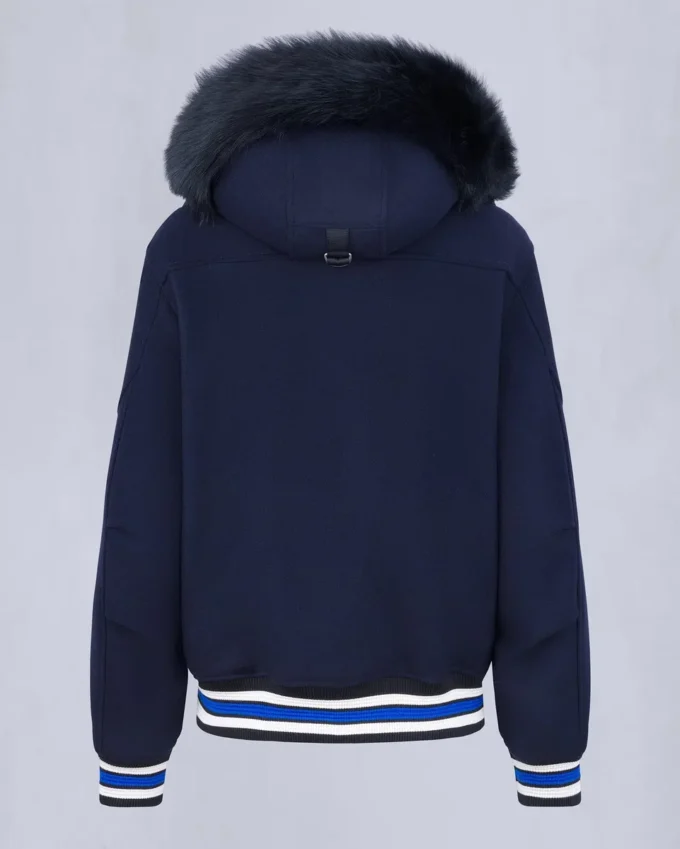 Nhl X Moose Knuckles Maple Leafs Bomber Jacket