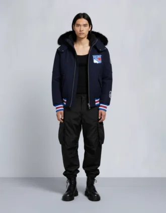 Nhl X Moose Knuckles Rangers Bomber Jacket