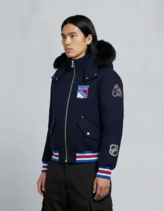 Nhl X Moose Knuckles Rangers Bomber Jacket