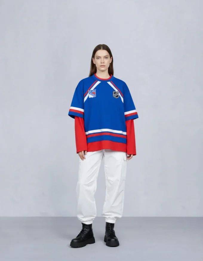 Nhl X Moose Knuckles Rangers Tee