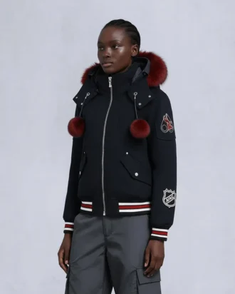 Nhl X Moose Knuckles Team Bomber Jacket