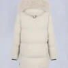 Nyluxe Chelia Shearling Trim 3Q Jacket