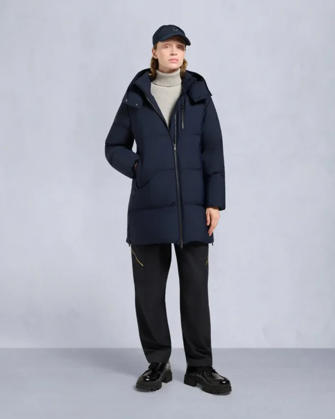 Nyluxe Chelia Shearling Trim 3Q Jacket