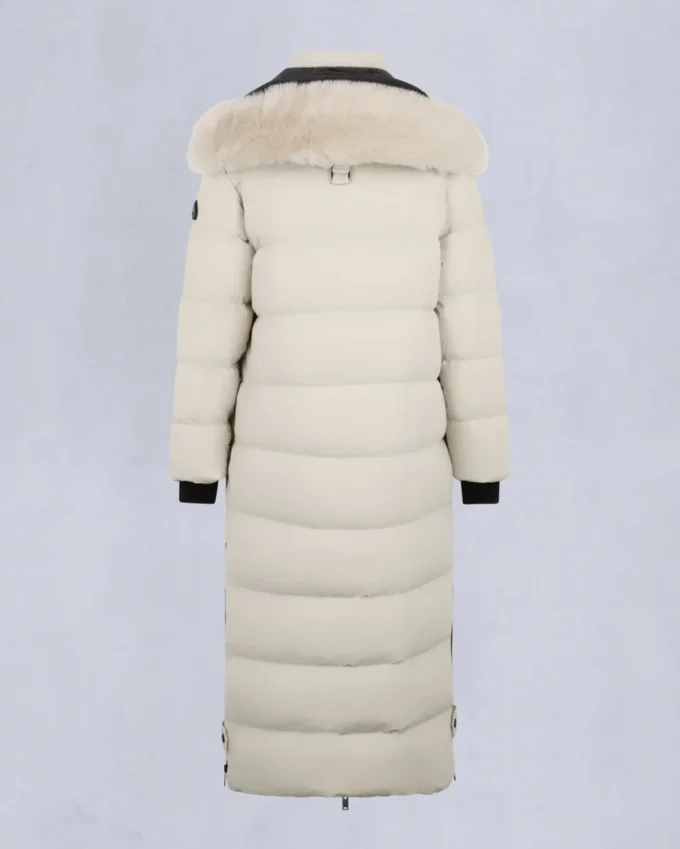 Nyluxe Chelia Shearling Trim Parka