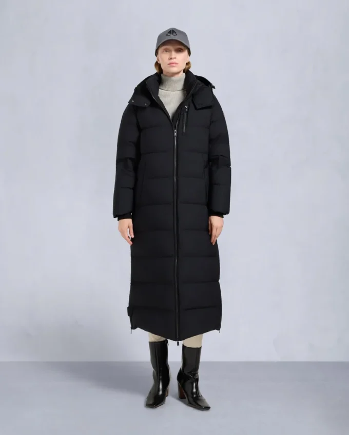 Nyluxe Chelia Shearling Trim Parka