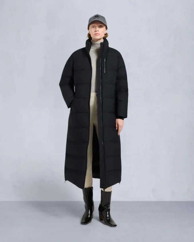 Nyluxe Chelia Shearling Trim Parka