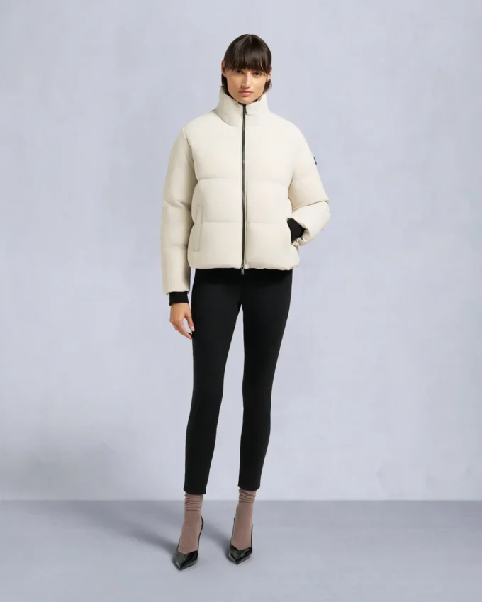 Nyluxe Misti Shearling Trim Puffer