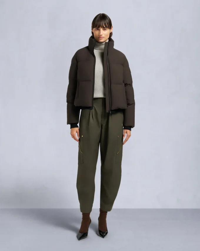 Nyluxe Misti Shearling Trim Puffer