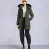 Nyluxe Watershed Shearling Trim Parka