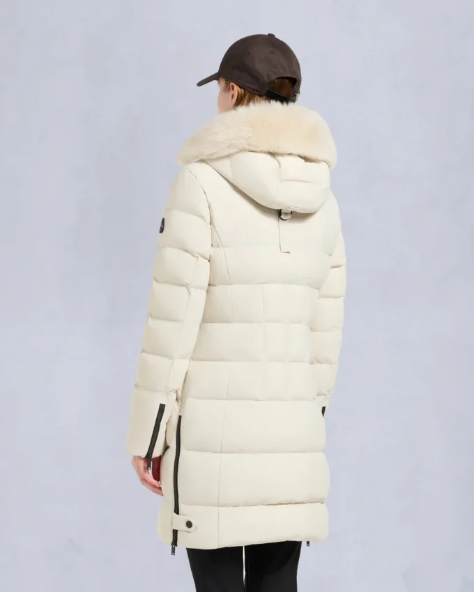 Nyluxe Watershed Shearling Trim Parka
