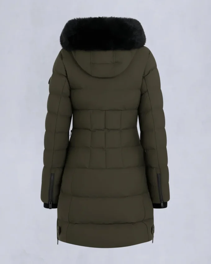 Nyluxe Watershed Shearling Trim Parka