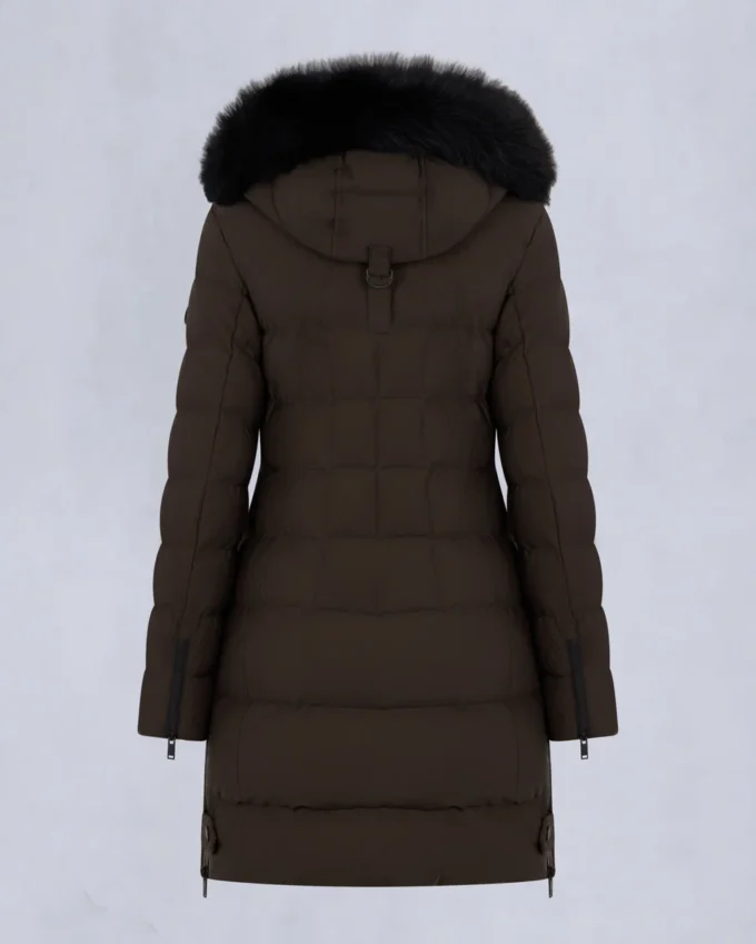 Nyluxe Watershed Shearling Trim Parka